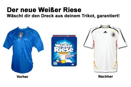 weißer Riese macht alles wieder weiß