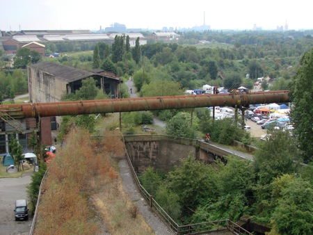 Blick auf einen Teil des Parks